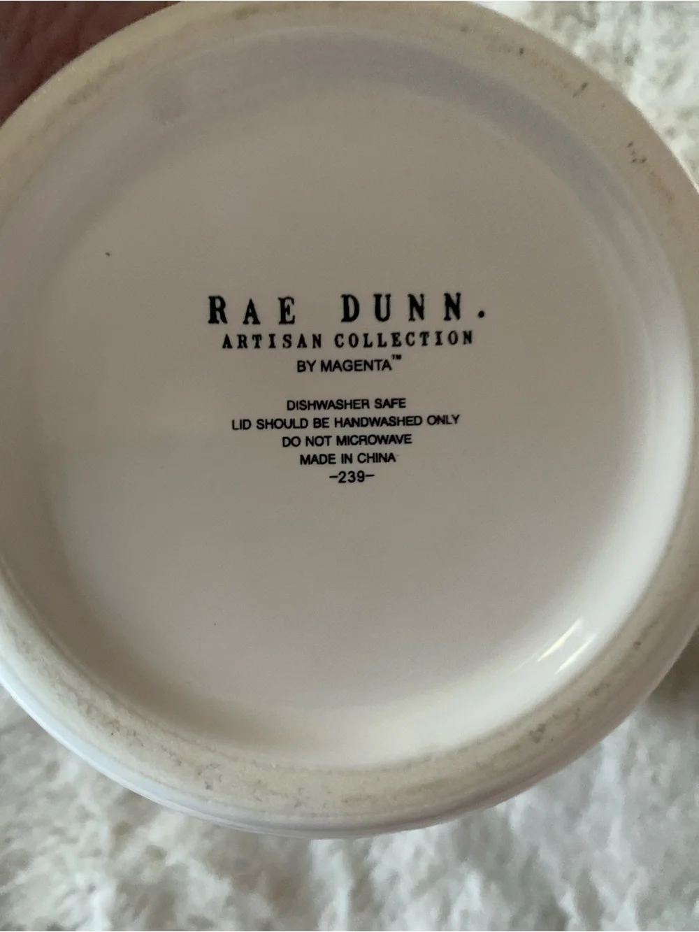 Rae Dunn set of 2 “USA” canisters